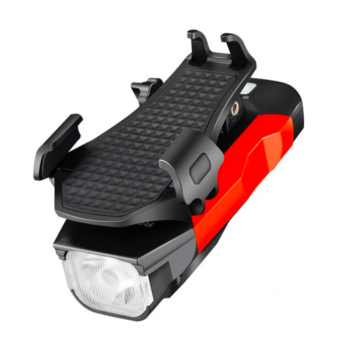 Rockbros 4 in 1 Rechargeable Bike Light + Phone Holder