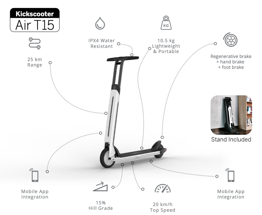 Segway Air T15 Electric Scooter