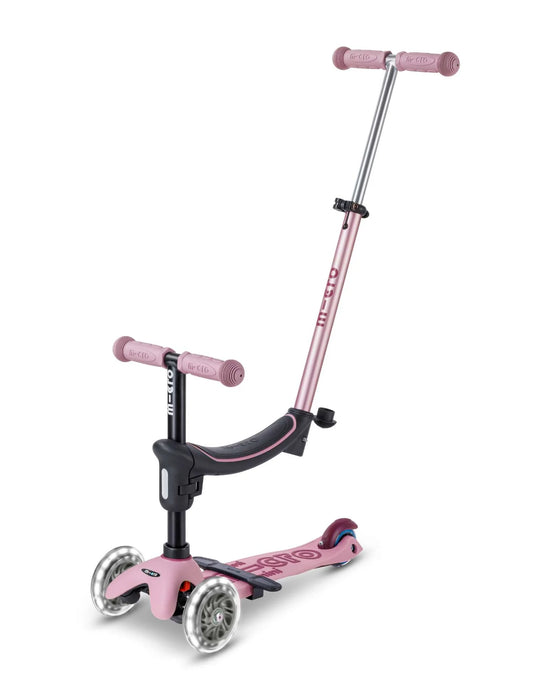 Micro Rock & Go Mini Deluxe LED 3 Wheel Scooter