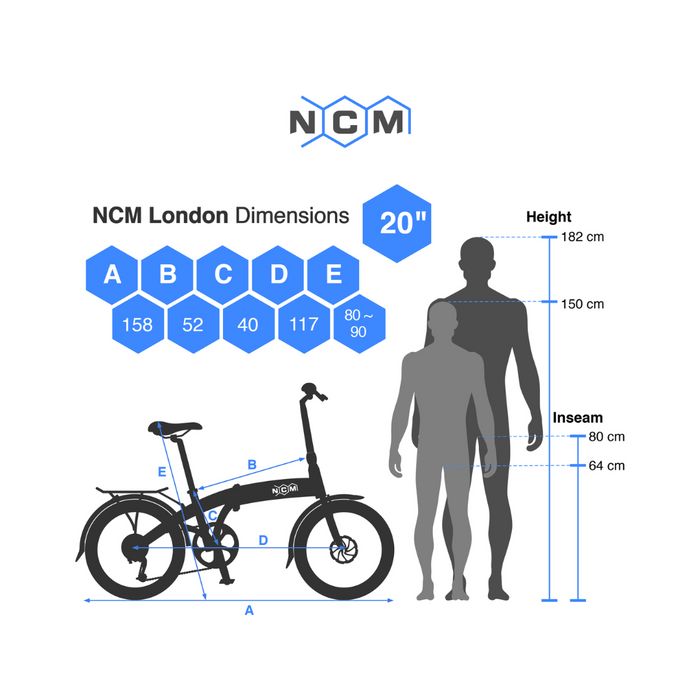 NCM London Plus Folding eBike