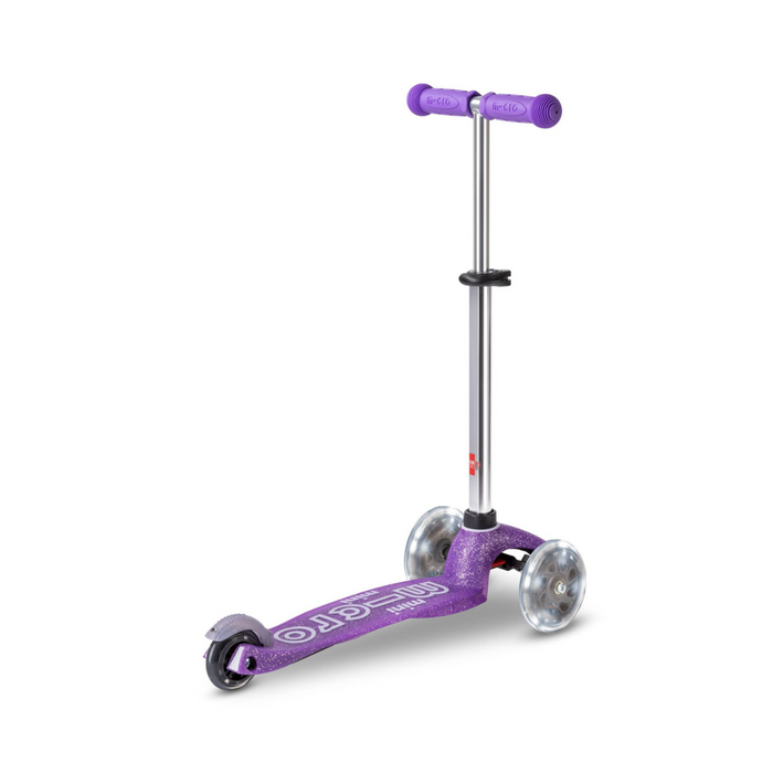 Micro Mini Deluxe Glitter LED 3 Wheel Scooter