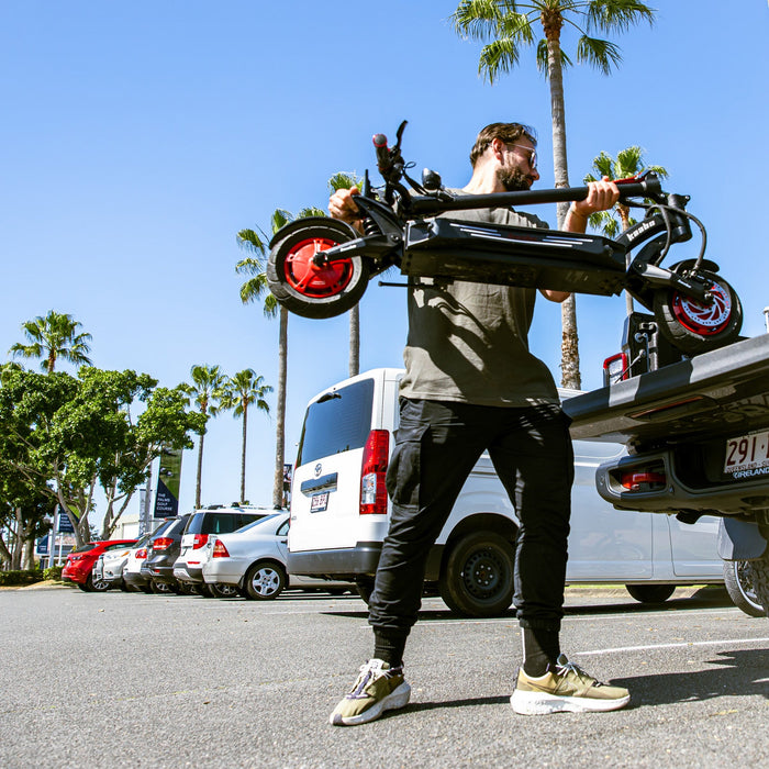 Kaabo Mantis King GT Electric Scooter Black/Red - Scooter Hut