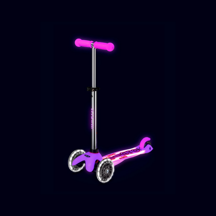 Micro Mini Deluxe Glow LED Plus 3 Wheel Scooter