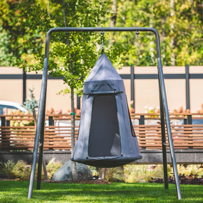 gobaplay Single Swing Set with Tent Swing