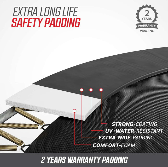 BERG Ultimate Champion Regular 410 Grey + Safety Net DLX Trampoline