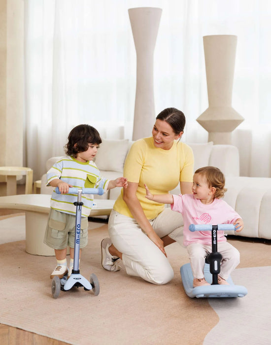 Micro Rock & Go Mini Deluxe LED 3 Wheel Scooter