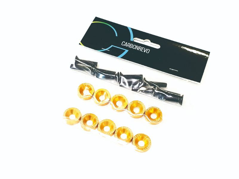 Carbonrevo Aluminium Washers (Gold)