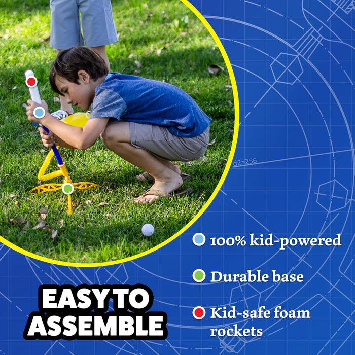 Stomp Rocket Jr Glow Rocket 4 Kit