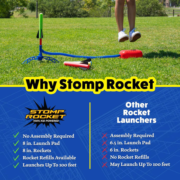 Stomp Rocket Jr Glow Rocket 4 Kit