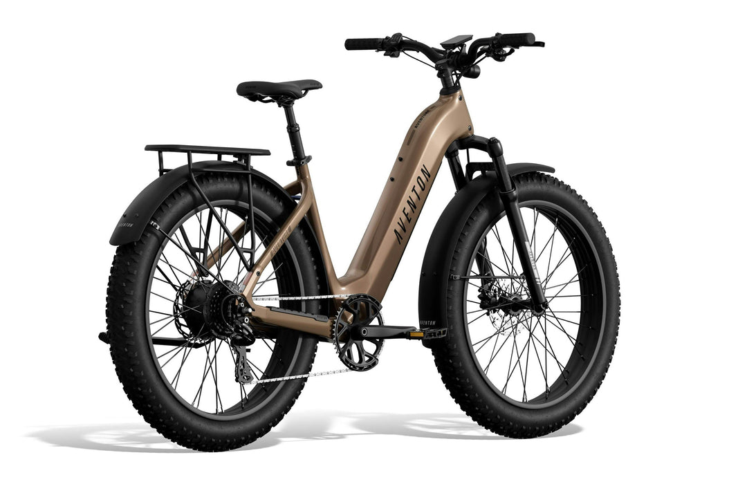 Aventon Aventure 3 Step Through Electric Bike Java Rear Side