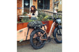 Aventon Aventure 3 Step Through Electric Bike Lifestyle Static Surfboard