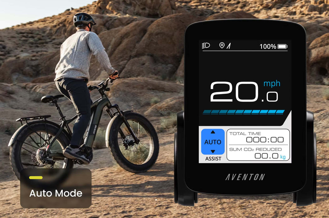 Aventon Aventure M Electric Bike Feature Auto Mode