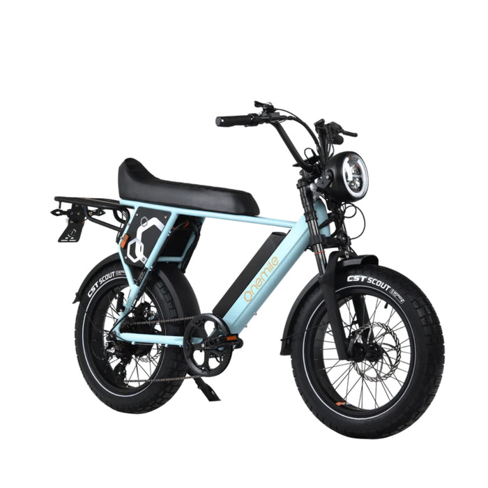 OneMile P40 Pro Scrambler Electric Bike - Icy Grey