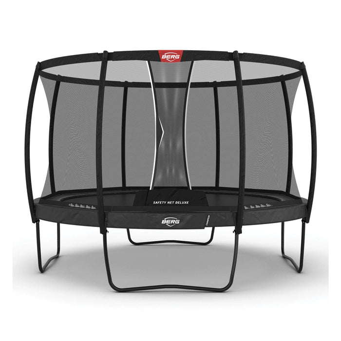 BERG Champion Green + Safety Net Deluxe Trampoline