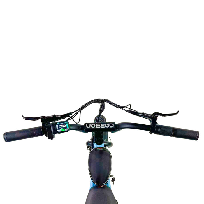 Carbon Charged 2026 Model Kids Electric Bike - Green