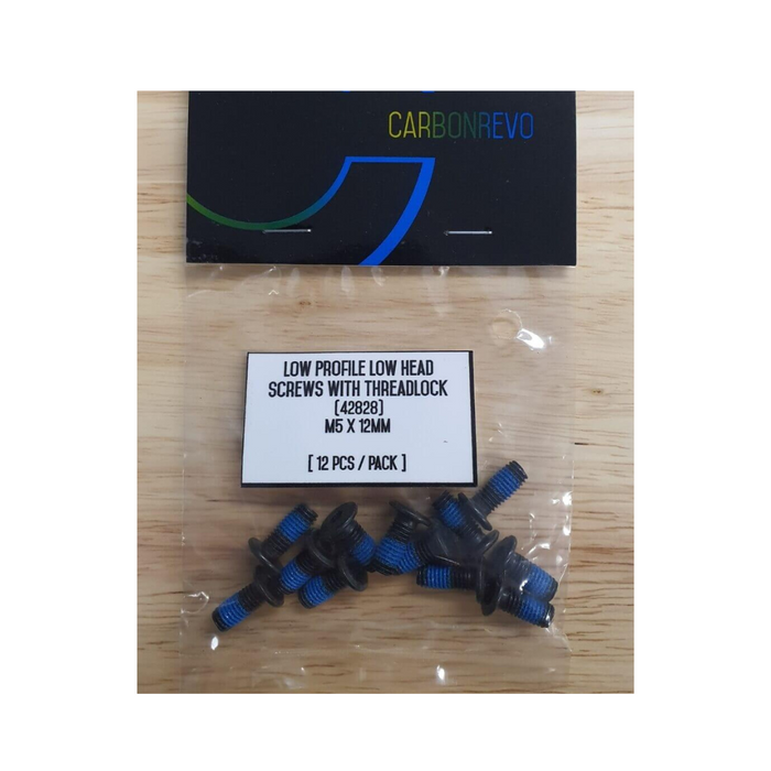 Low Profile Screws with 12mm Threadlock (12pk)