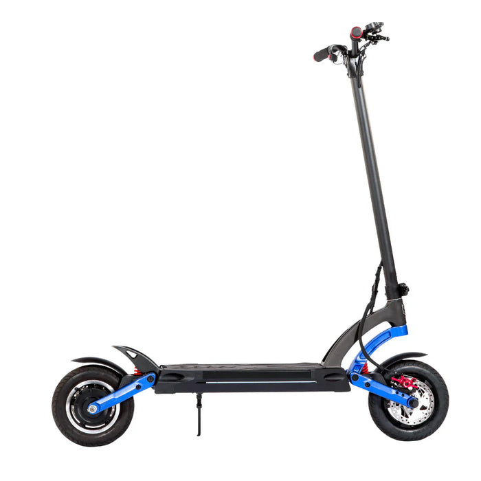 kaabo mantis 10 plus v2 blue electric scooter side