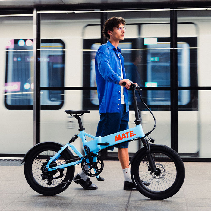 MATE Fusion Folding Electric Bike Lifestyle Commute