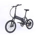 MATE Icon Folding Electric Bike Subdued Black Front Side Left