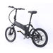 MATE Icon Folding Electric Bike Subdued Black Rear Side Left