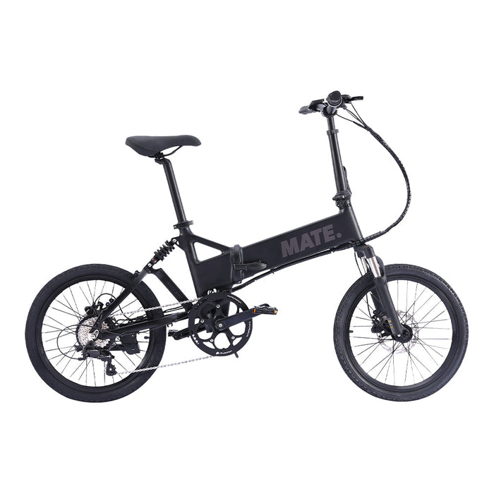 MATE Icon Folding Electric Bike Subdued Black Side Right
