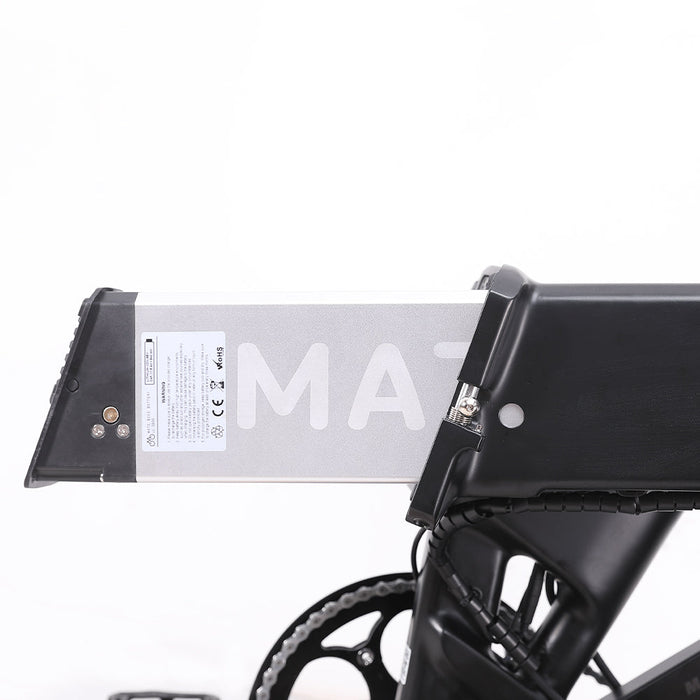 MATE X Evo Folding Electric Bike Feature Battery
