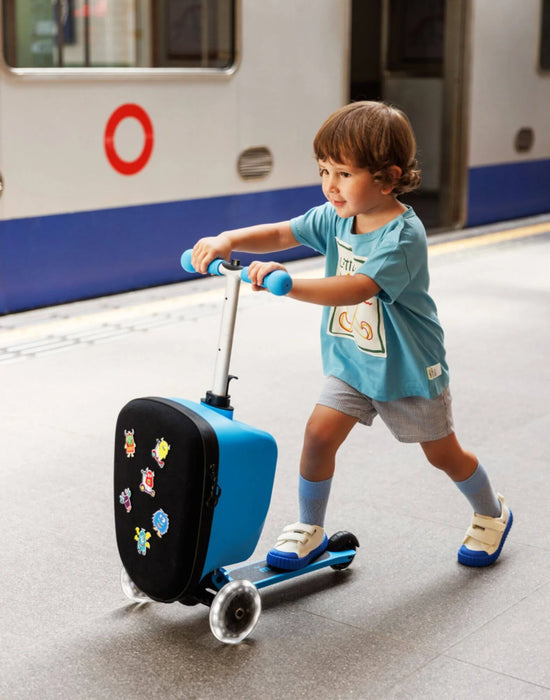 Micro Junior Patch & Play Luggage Scooter