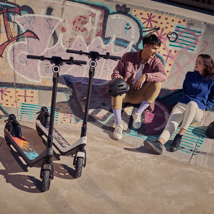 NIU KQI2 Pro Electric Scooter Lifestyle Graffiti
