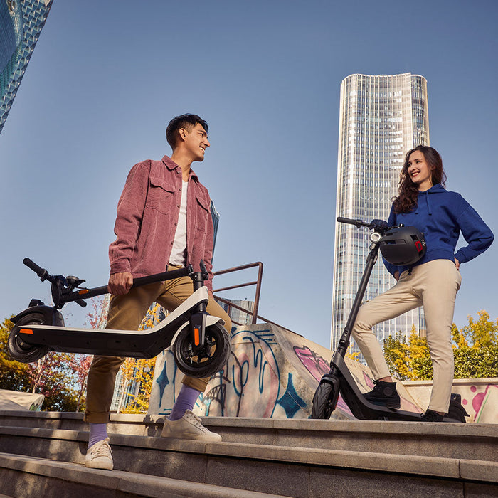 NIU KQI2 Pro Electric Scooter Lifestyle Steps