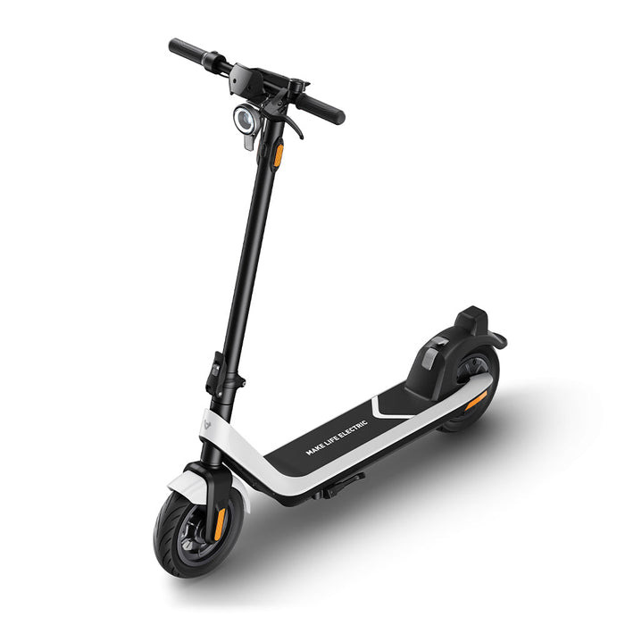 NIU KQI2 Pro Electric Scooter White Front Side Top