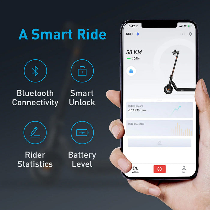 NIU KQI3 Pro Electric Scooter Feature Smart Features