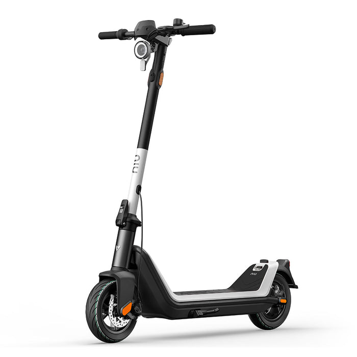NIU KQI3 Sport Electric Scooter White Front Side