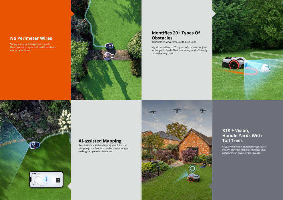 Segway Navimow Robotic Lawn Mower i105 Grey