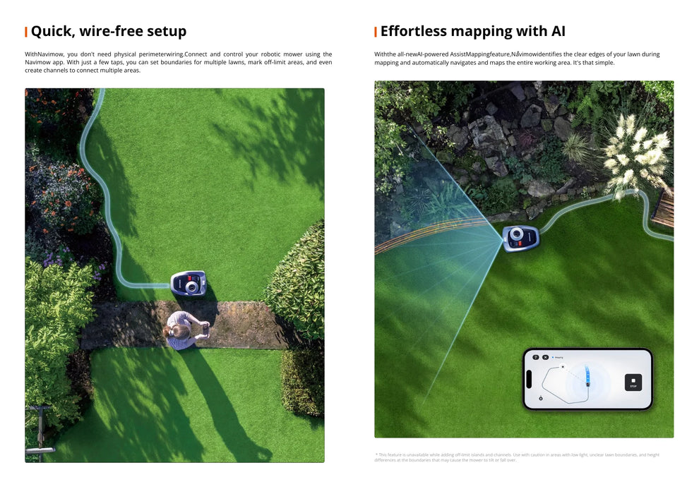 Segway Navimow Robotic Lawn Mower i108 Black