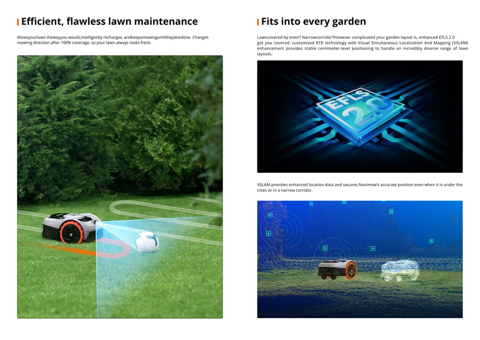 Segway Navimow Robotic Lawn Mower i105 Grey