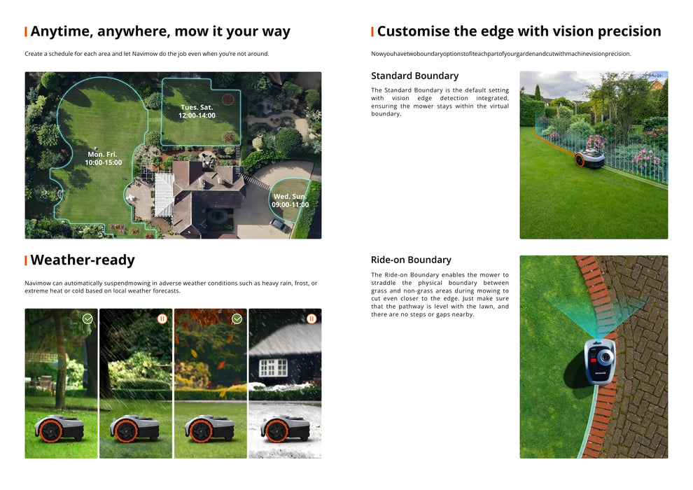 Segway Navimow Robotic Lawn Mower i108 Black