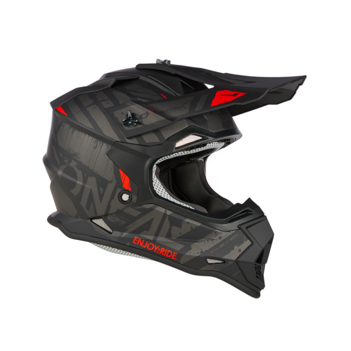 O’NEAL 2SRS Youth Helm Glitch V.23 – Black/Grey