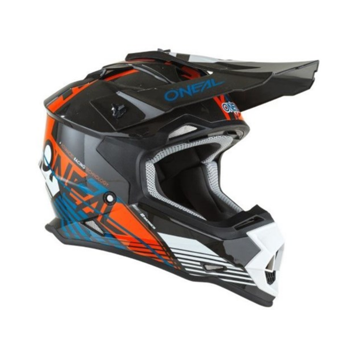 O’NEAL Youth 2 SRS Rush V.22 Helmet - Orange/Blue