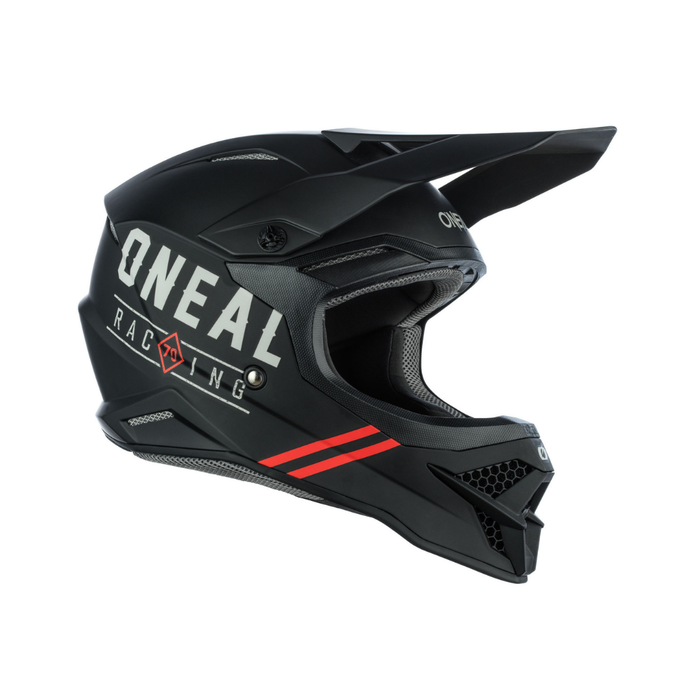 O’NEAL 3 SRS Dirt Helmet V.21 - Black/Grey