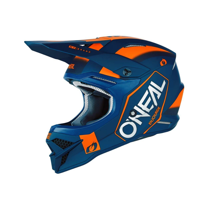 O'NEAL 23 3SRS HELMET HEXX - Blue/Orange