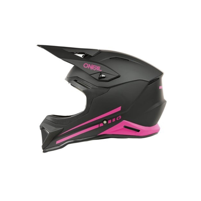 O'NEAL 25 1SRS Youth Helmet Solid V.25 | Black-Pink [Pre Order - Due Mid-January]