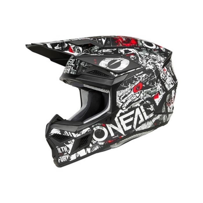 O'NEAL 25 3SRS Helmet Attack V.25 - Matte Black-White