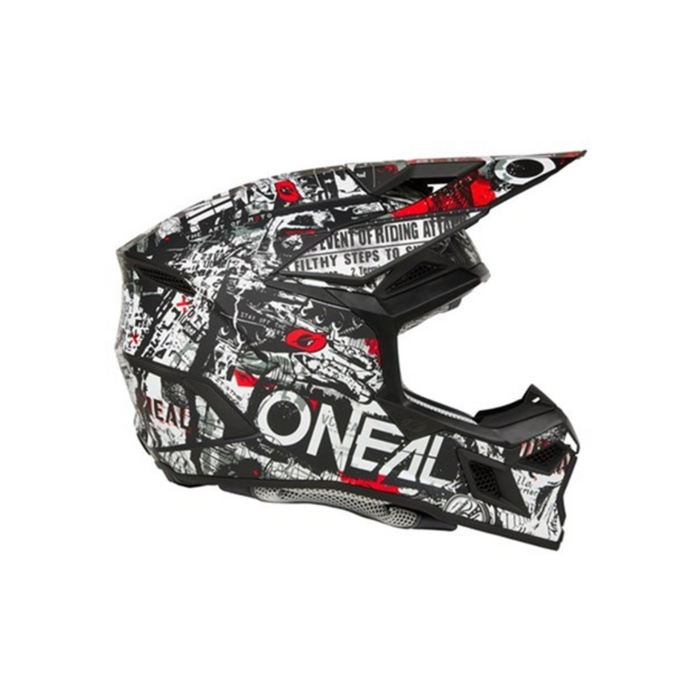 O'NEAL 25 3SRS Helmet Attack V.25 - Matte Black-White