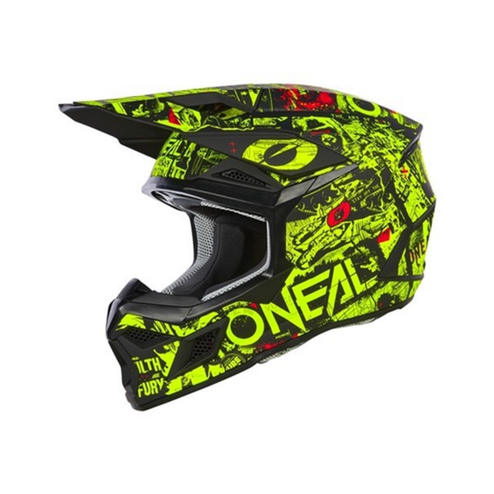 O'NEAL 25 3SRS Youth Helmet Attack V.25 | Black-Yellow