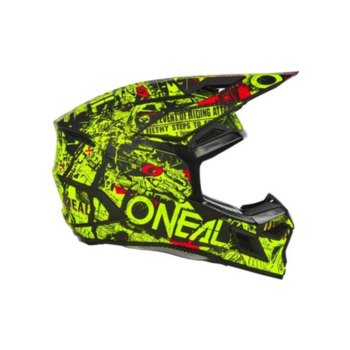 O'NEAL 25 3SRS Youth Helmet Attack V.25 | Black-Yellow