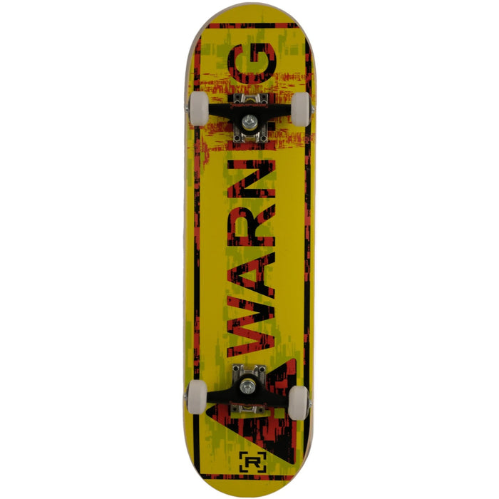 RAMPAGE Glitch Warning Complete skateboard 8"