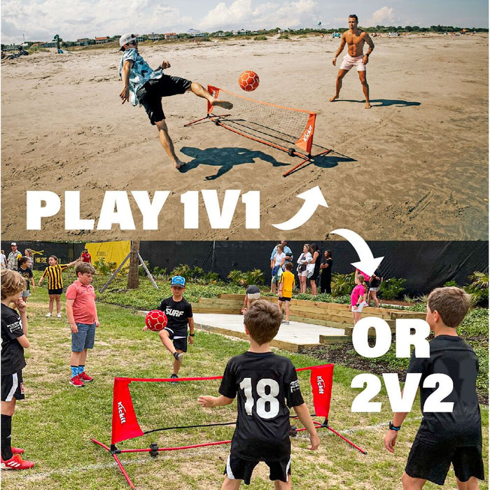 Kick It Soccer Tennis Game Set