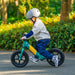 fiido kidz electric balance bike lifestyle kid grey push