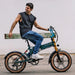 fiido m1 pro electric bike lifestyle riding white wall