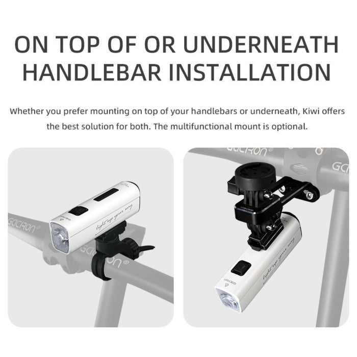 Gaciron Kiwi 1200LM Anti Glare Front Bike Light White